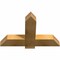 Ekena Millwork Eugene Rough Sawn Timber Gable Bracket, Western Red Cedar, 36"W x 24"H x 4"D x 6"F, 16/12 Pitch GBW036X24X0406EUG00RWR - alternate 4